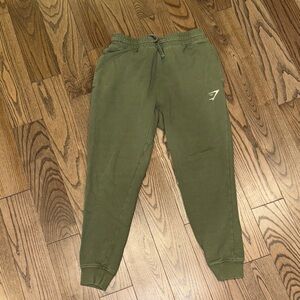 Green Joggers with Logo